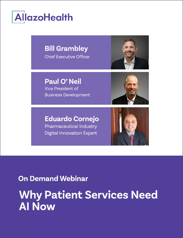 Webinar: Why Patient Services Needs AI Now